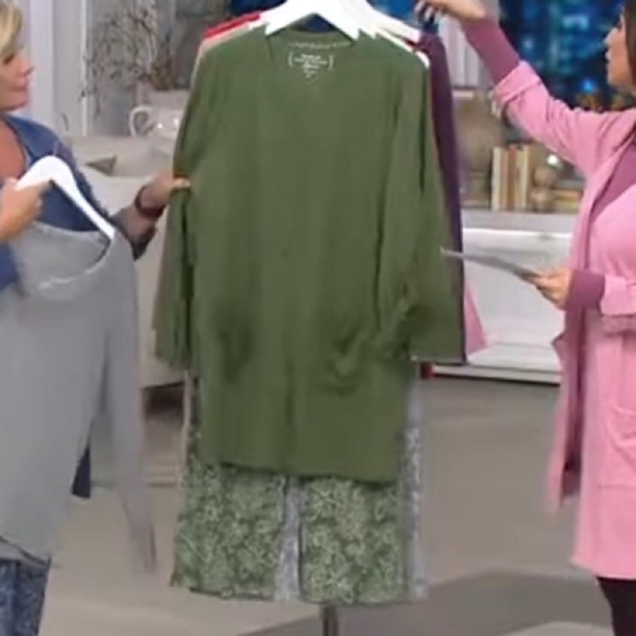 Heavenly Soft by Carole Hochman Other - Carole Hochman QVC, Heavenly Soft, 3 Piece Lounge Set, Olive Green, size M, NWT